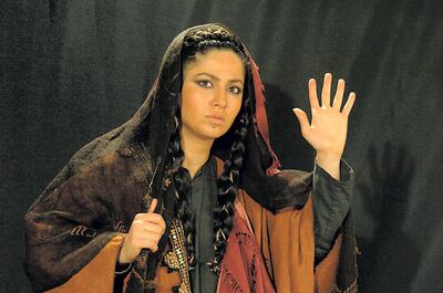 Baharak Salehniya in 'Muhammad: The Messenger of God', with costumes by Michael O'Connor.