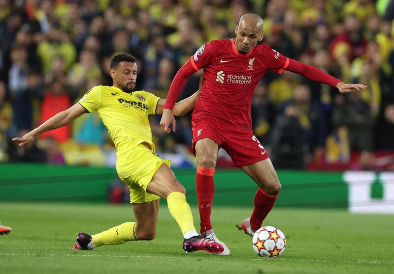 Fabinho – 8. The Brazilian’s pressing unnerved the Villarreal midfield. His distribution was good and he was not afraid to tackle. Reuters