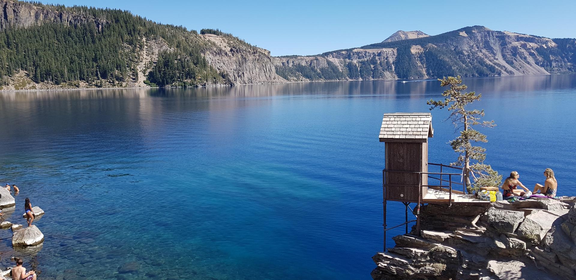 Crater lake. Courtesy Rosemary Behan