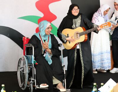 The Dubai event celebrated Emirati women. Chris Whiteoak / The National