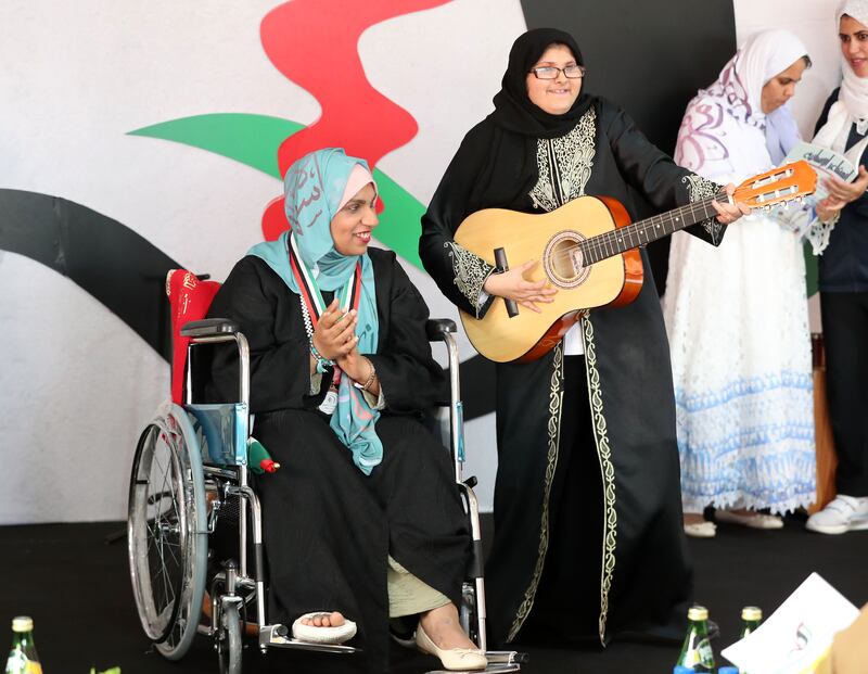 Emirati women of determination take to the stage in Dubai to celebrate Emirati Women's Day 