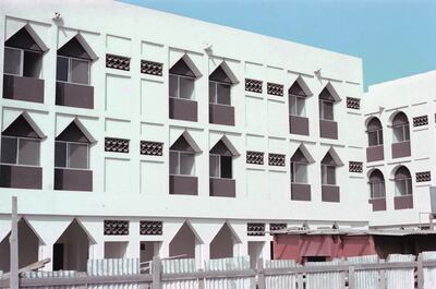 Al Majarrah Buildings employed two facade designs, featuring pointed and round arches. Regnault & Partners