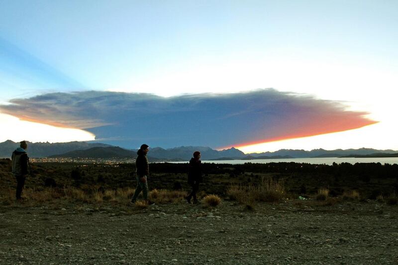 The looming ash cloud seen from the Nahuel Huapi lake, province of Rio Negro, 1570km south-west of Buenos Aires, of a menacing cloud from the Calbuco volcano in neighbouring Chile, on April 22, 2015. Francisco Ramos Mejia / AFP Photo