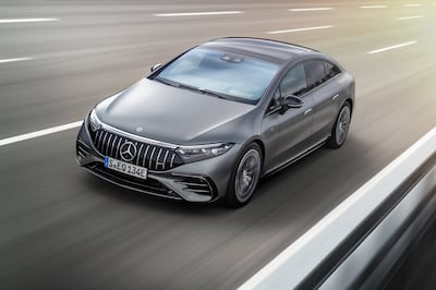 The Mercedes-AMG EQS 53 4Matic+  thumps out 658hp and 950Nm, which can go up to 761hp with an AMG Dynamic Plus package