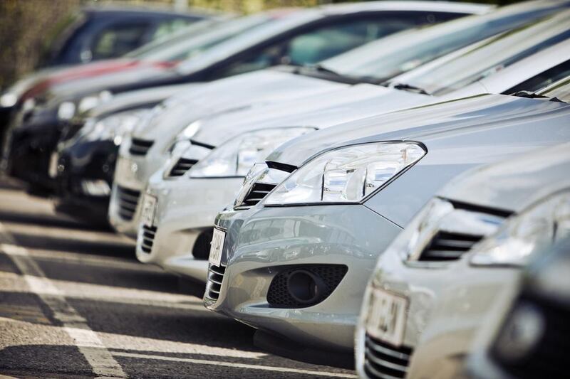 Some of the cars available for hire. Courtesy Newspress