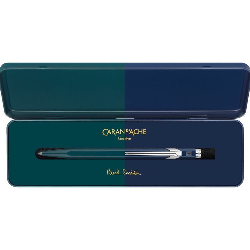 Limited-edition Paul Smith x Caran d'Ache pen, Dh189, Officeoneuae.com. Photo: Office One Supplies & Stationery 
