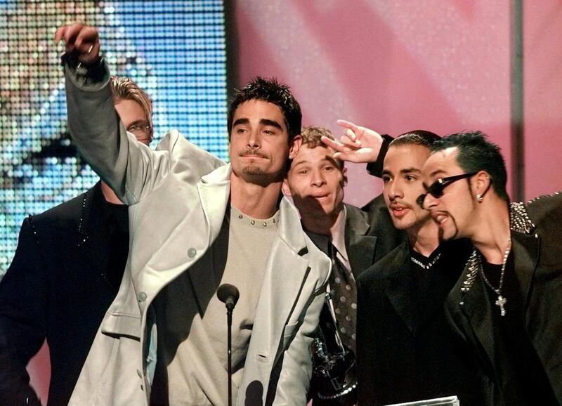 In 1998, Backstreet Boys won Best Group Video at VMA. Kevork Djansezian / AP Photo



