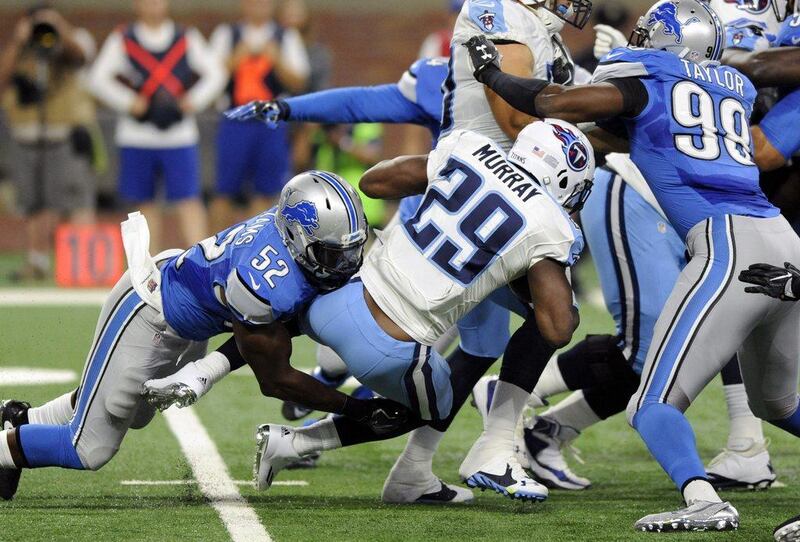 Tennessee Titans 16 Detroit Lions 15: Titans running back DeMarco Murray completes a run during the first half. Jose Juarez / AP Photo