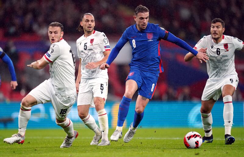 Jordan Henderson: 8 - The midfielder was everywhere, tracking back to make challenges, winning the ball high up before assisting Kane for the second goal. He even added himself to the scoresheet with a composed run and finish. PA