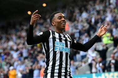 Joe Willock, 21, became the youngest player to score in six consecutive Premier League games when he found the target for Newcastle against Sheffield United. PA