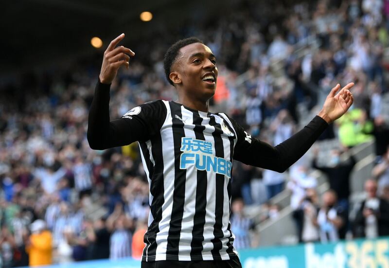 File photo dated 19-05-2021 of Newcastle United's Joe Willock as he celebrates scoring their side's first goal of the game during the Premier League match at St. James' Park, Newcastle upon Tyne. Issue date: Friday May 21, 2021. PA Photo. Mikel Arteta has no plans to allow Joe Willock to leave Arsenal after the midfielder hinted his future could lie away from the club following an impressive loan stint with Newcastle this year. See PA story SOCCER Arsenal. Photo credit should read Stu Forster/PA Wire.