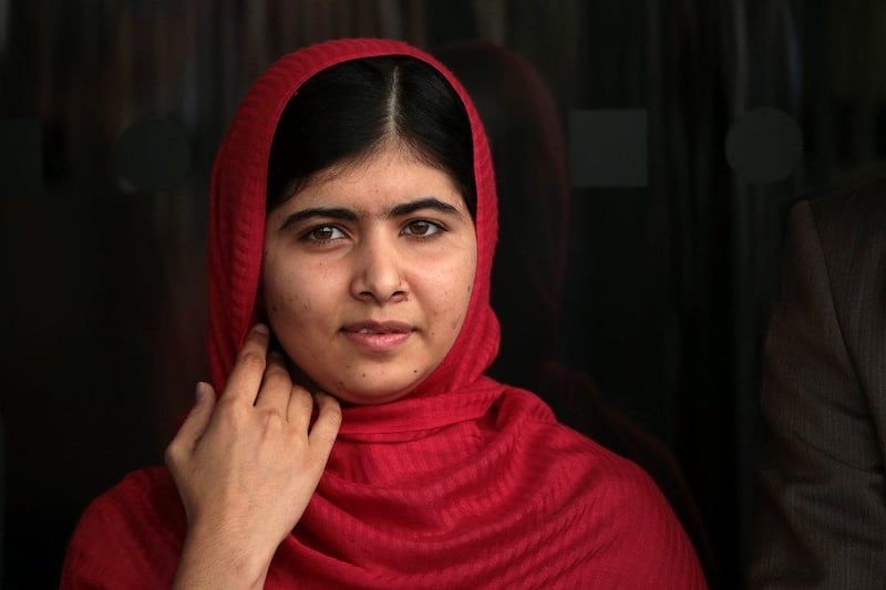 Malala Yousafzai opens the new Library of Birmingham at Centenary Square on September 3, 2013, in Birmingham, England. Malala was shot in the head by a Taliban gunman two years ago for insisting that girls as well as boys have the right to an education. Christopher Furlong / Getty Images