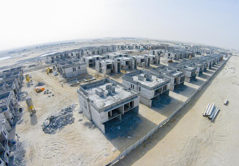 Currently, there are around 5,000-6,000 workers on site, but this could rise to 30,000 to 40,000 as more of the development reaches the fit-out stage. Courtesy Damac