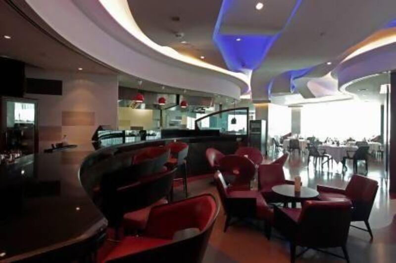 Blue Flame restaurant in Jumeirah Creekside hotel. Jeffrey E Biteng / The National
