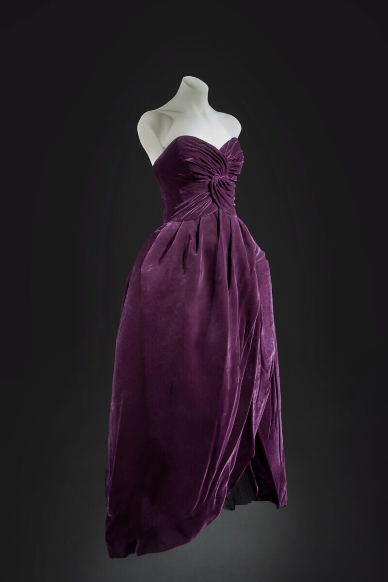 Princess Diana's ballgown, designed by British designer Victor Edelstein. All photos: Sotheby's