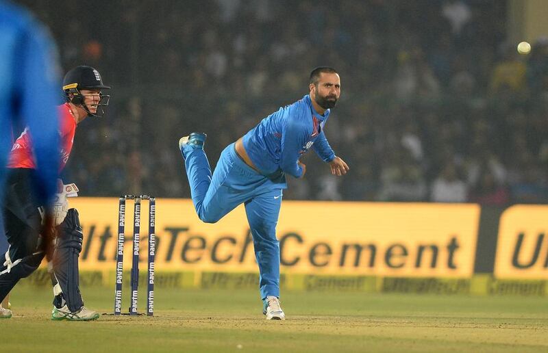 Parvez Rasool seems to be judged by a different standard than other India players that may have to do with ethnicity. Sajjad Hussain / AFP 