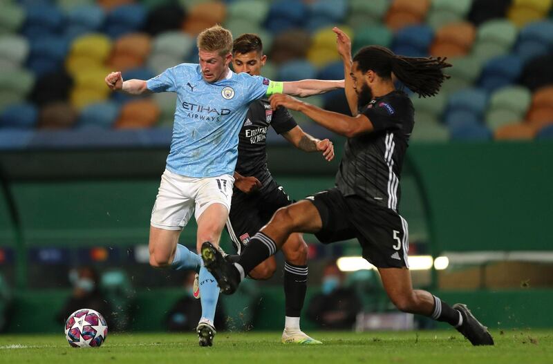 Kevin de Bruyne  - 9: The best player in the Premier League was often close to perfection this year. Scored a brilliant free-kick against Chelsea after restart and a superb volley against Newcastle last November, both could easily have been goals of the season. He also equalled the Premier League record for most assists in a season with 20, but was strangely quiet in the FA Cup semi-final defeat against Arsenal and not at his best in the Champions League exit against Lyon. PA