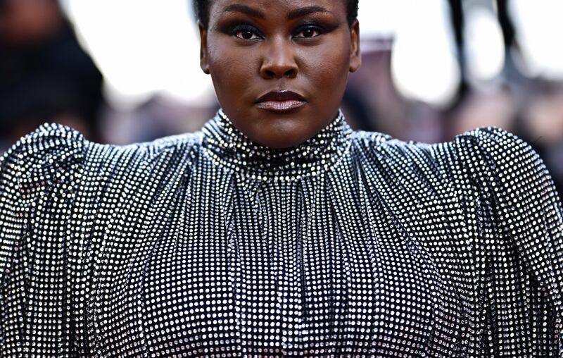 French singer Yseult arrives for the 76th Cannes Film Festival in Cannes, southern France. AFP