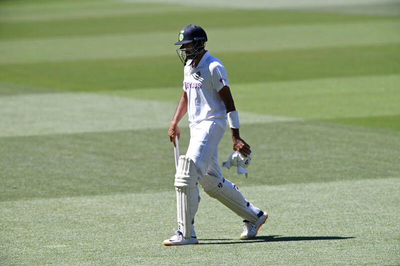 Ravichandran Ashwin, caught Paine, bowled Hazlewood for 0. AP