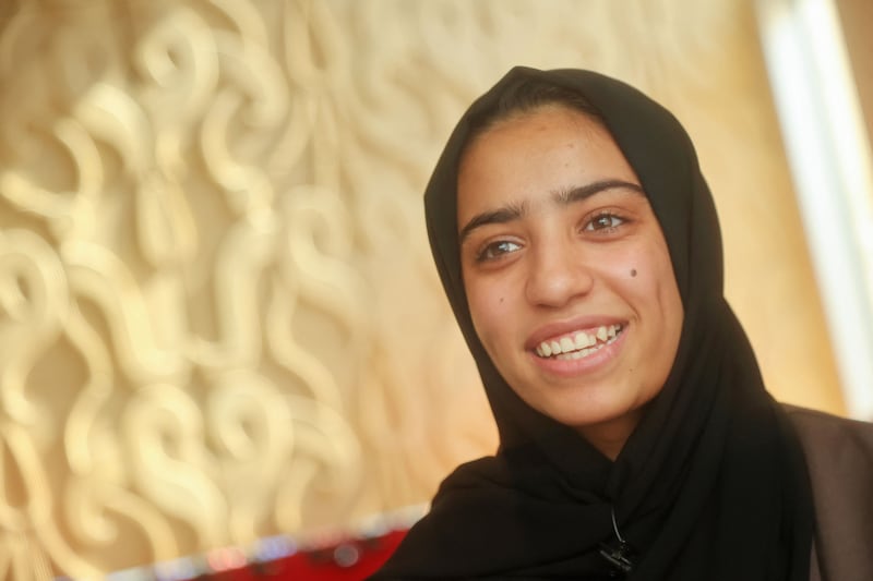 Somaya Faroqi, leader of the girls' robotics team, said it was 'so sad because we lost our family, our robotics coaches, our life' by leaving their homeland so abruptly.