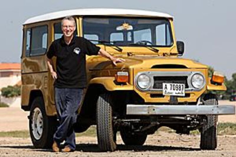 Robert Edwards is the proud owner of an old FJ40 Land Cruiser. He bought the car in 1978 and has covered more than half a million kilometres in his vintage Toyota.
