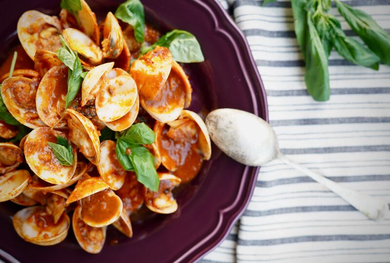 Thai chilli clams. Photo: Nicole Barua