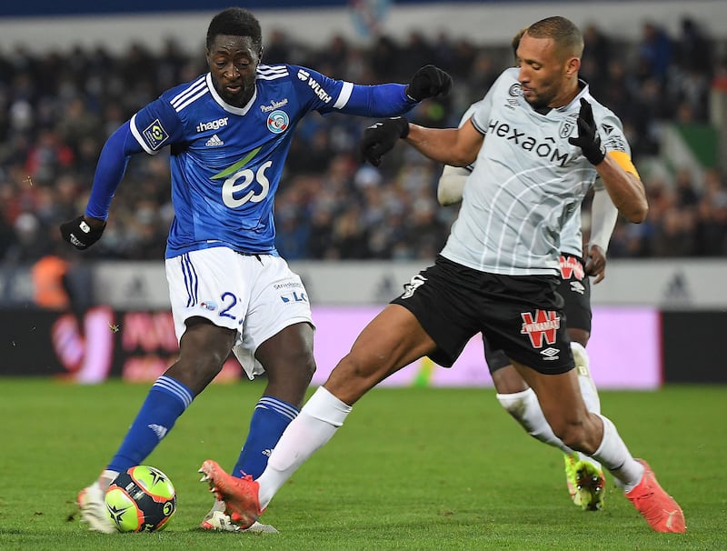 =9) Ibrahima Sissoko (Strasbourg) Five assists in 19 games. AFP