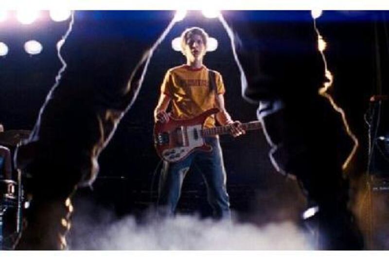 Michael Cera in Scott Pilgrim vs the World.