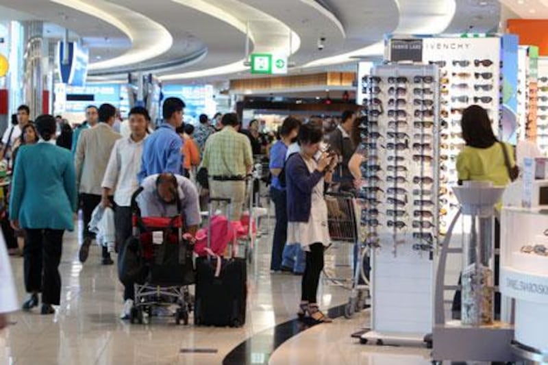 Passenger traffic last year exceeded Dubai Airports’ forecast at the start of the year of 56.5 million by more than 1 million passengers. Randi Sokoloff / The National