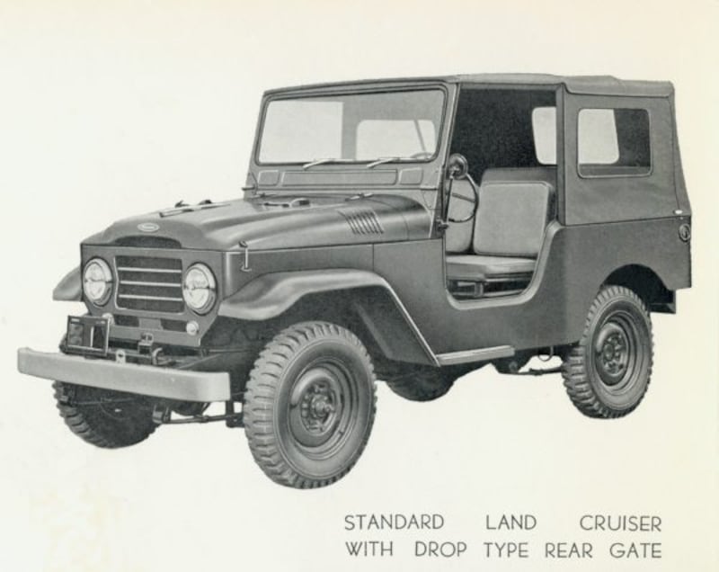 The first Toyota Land Cruiser from 1951, which is where it all started.