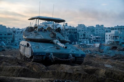 A Merkvava tank on operations in Gaza. Reuters