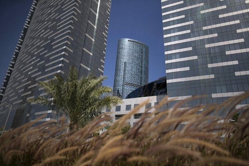 The effect of the removal of the rent cap in Abu Dhabi at the end of 2013 is only just being felt in inflation figures, economists said. Pictured, Reem Island. Silvia Razgova / The National
