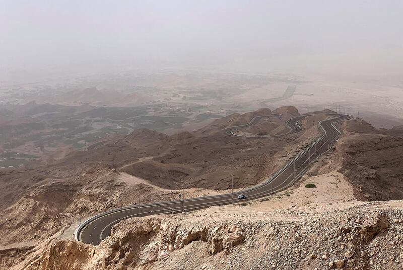 AL AIN, UNITED ARAB EMIRATES , May 03 – 2020 :- Beautiful landscape taken from Jebel Hafeet mountain in Al Ain. (Pawan Singh / The National) For News/Standalone/Online/Big Picture/Instagram