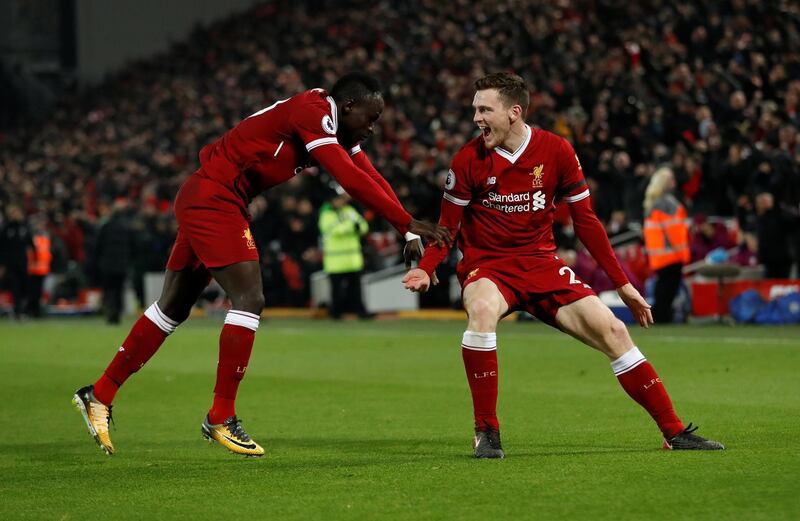 Left-back: Andrew Robertson (Liverpool) – Helped keep Raheem Sterling on his return to Anfield. The Scot should be first choice ahead of Alberto Moreno now. Carl Recine / Reuters