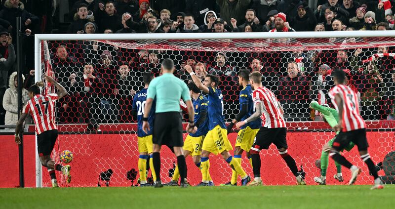 A 3-1 win at Brentford in the Premier League on January 19. AFP