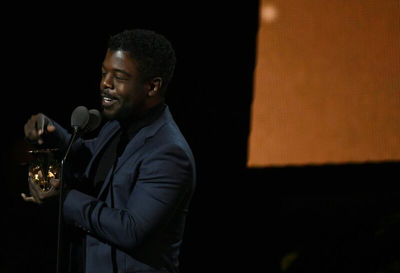 CeCe Winans receives the Best Gospel Album Grammy during the 60th Annual Grammy Awards pre-telecast show on January 28, 2018, in New York. AFP