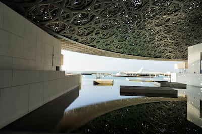 A floating stage will be constructed on the waters surrounding the museum. AP Photo 