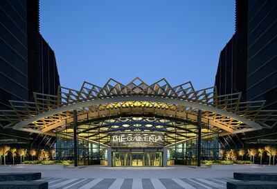 the front of the Galleria Mall, Abu Dhabi
CREDIT: Courtesy The Galleria