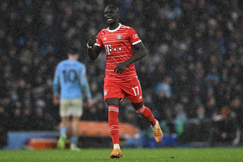SUBS: Sadio Mane (Musiala, 68) - 6. Worked hard after coming on and held the ball up well against City’s defence. He clearly looked more suited to the false nine role in his short time on the pitch than Gnabry. AFP