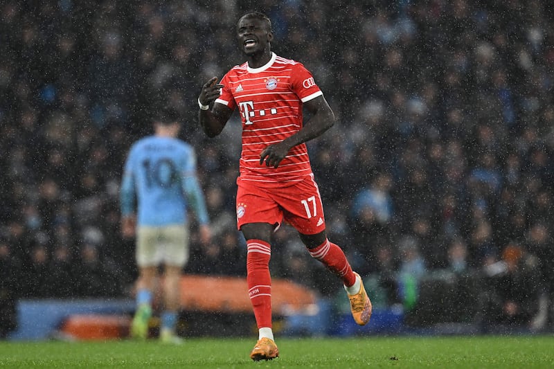 SUBS: Sadio Mane (Musiala, 68) - 6. Worked hard after coming on and held the ball up well against City’s defence. He clearly looked more suited to the false nine role in his short time on the pitch than Gnabry. AFP