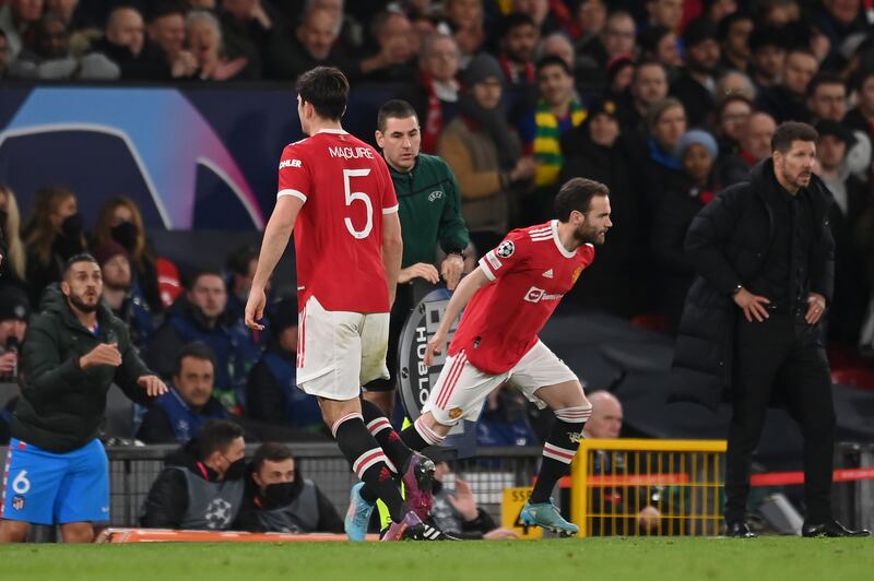 Juan Mata 5 On for Maguire after 83. A rare sight. Tried to find pockets of space. 
Getty