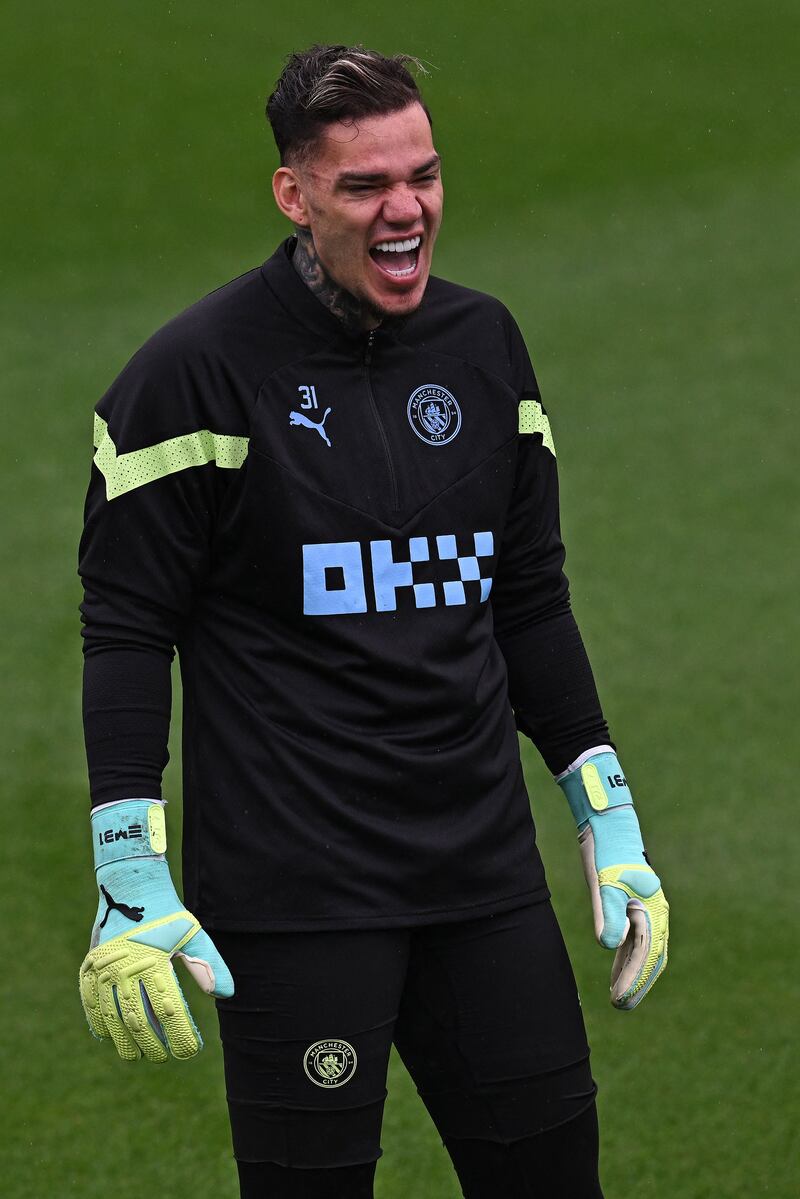 Manchester City goalkeeper Ederson. AFP