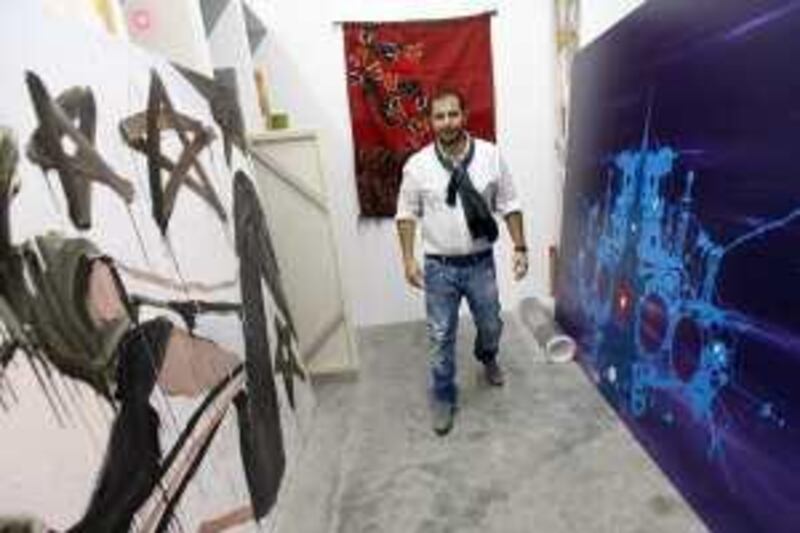 April 28, 2010/ Dubai / Kourosh Nouri is the owner of the Carbon 12 Art gallery in the Al Quoz industrial area in Dubai. The Al Quoz industrial area has seen a rise in Art Galleries in the last couple of years. (Sammy Dallal / The National)


