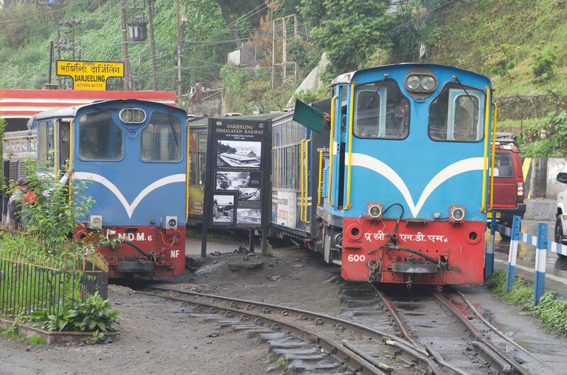 Four trains operate on the line, two for locals and two 'joyride' services for tourists