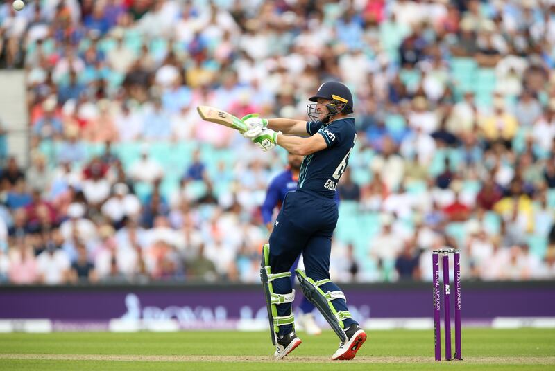Jos Buttler top-scored for England with 30. PA