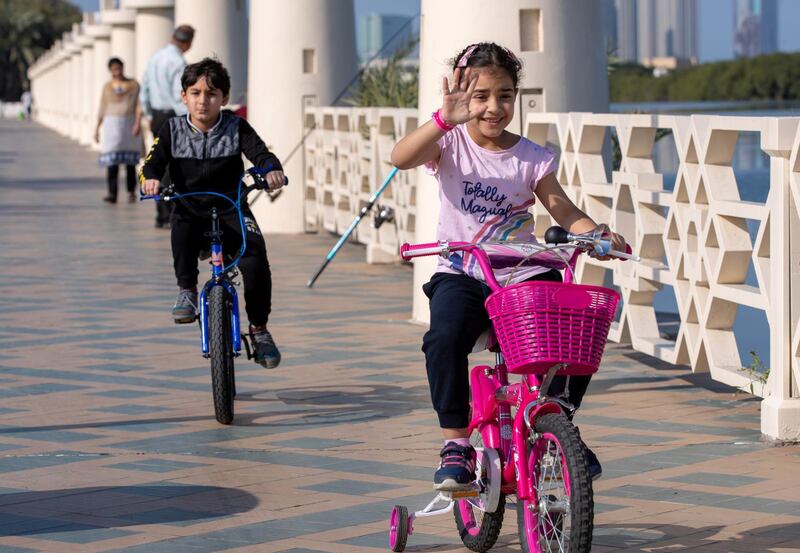 Abu Dhabi, United Arab Emirates, December 13, 2019.  
  -- Park day Friday at the Dolphin Park, Eastern Mangrove.
Victor Besa/The National
Section:  NA
Reporter: