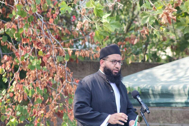 Imam Muhammad Yasir Khan hopes to use his role as the California state legislature’s first Muslim chaplain to help address bipartisan issues such as food security and drug addiction in the state’s diverse communities. Photograph by Alberto Mercado