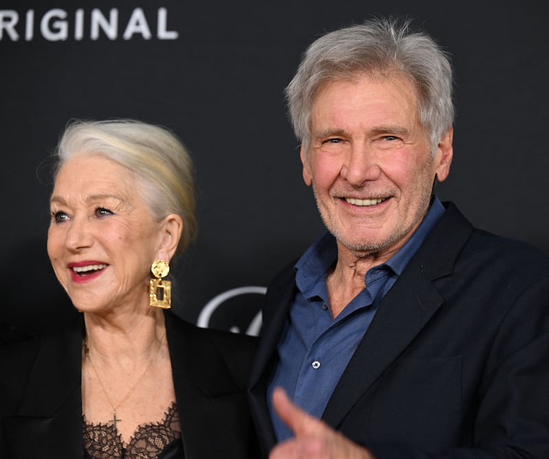 Ford and Mirren previously played a married couple in the 1986 film The Mosquito Coast. AFP