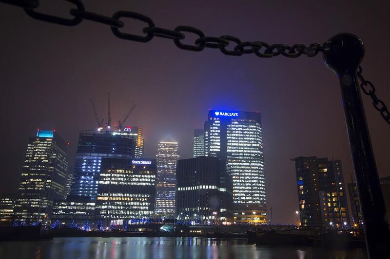  Canary Wharf business and financial district in London. Bankers are expecting big bonuses to make a return. Jason Alden/Bloomberg