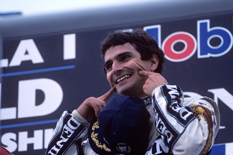 Nelson Piquet, Grand Prix of Hungary, Hungaroring, 09 August 1987. (Photo by Paul-Henri Cahier/Getty Images)